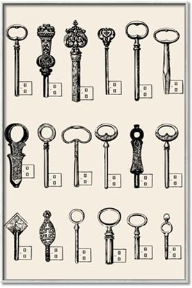Picture of Vintage Style USB Keys