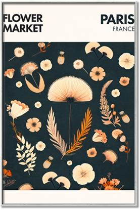 Picture of Flower Market Paris Poster