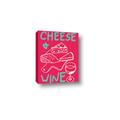 Picture of Cheese and Wine Typography Poster _GroupedProduct_Rectangle_Portrait_Canvas_