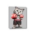 Picture of Boxing cat _GroupedProduct_Rectangle_Portrait_Canvas_