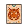 Picture of The third eye tiger _GroupedProduct_Rectangle_Portrait_Canvas_Framed_