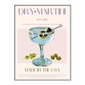 Picture of Classic Martini Charm _GroupedProduct_Rectangle_Portrait_Canvas_Framed_