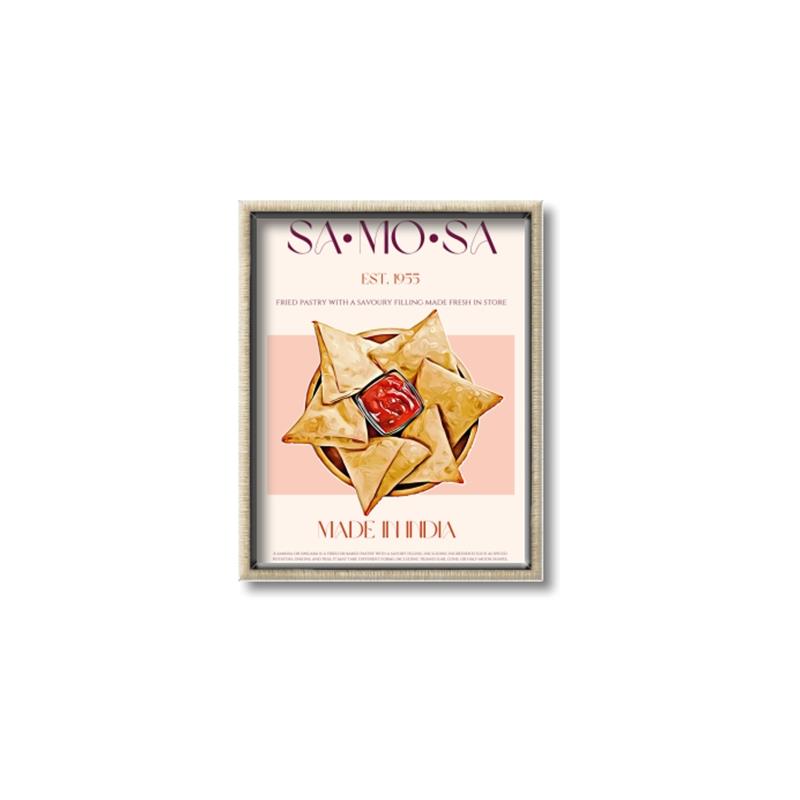 Picture of Indian Fried Samosas _GroupedProduct_Rectangle_Portrait_Canvas_Framed_