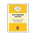 Picture of Wuthering Shites Typography Poster _GroupedProduct_Rectangle_Portrait_Canvas_Framed_
