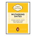 Picture of Wuthering Shites Typography Poster _GroupedProduct_Rectangle_Portrait_Canvas_Framed_