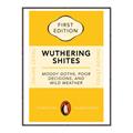 Picture of Wuthering Shites Typography Poster _GroupedProduct_Rectangle_Portrait_Canvas_Framed_