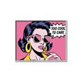 Picture of Too Cool To Care _GroupedProduct_Rectangle_Landscape_Canvas_Framed_