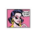 Picture of Too Cool To Care _GroupedProduct_Rectangle_Landscape_Canvas_Framed_