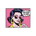 Picture of Too Cool To Care _GroupedProduct_Rectangle_Landscape_Canvas_Framed_