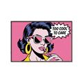 Picture of Too Cool To Care _GroupedProduct_Rectangle_Landscape_Canvas_Framed_