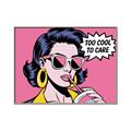Picture of Too Cool To Care _GroupedProduct_Rectangle_Landscape_Canvas_Framed_