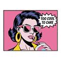 Picture of Too Cool To Care _GroupedProduct_Rectangle_Landscape_Canvas_Framed_