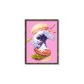 Picture of kanagawa burger _GroupedProduct_Rectangle_Portrait_Canvas_Framed_
