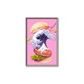Picture of kanagawa burger _GroupedProduct_Rectangle_Portrait_Canvas_Framed_