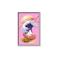 Picture of kanagawa burger _GroupedProduct_Rectangle_Portrait_Canvas_Framed_