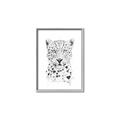 Picture of Lovely leopard _GroupedProduct_Rectangle_Portrait_Canvas_Framed_