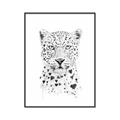 Picture of Lovely leopard _GroupedProduct_Rectangle_Portrait_Canvas_Framed_