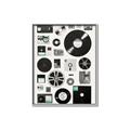 Picture of Retro Data _GroupedProduct_Rectangle_Portrait_Canvas_Framed_