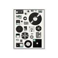 Picture of Retro Data _GroupedProduct_Rectangle_Portrait_Canvas_Framed_