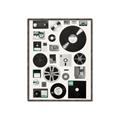 Picture of Retro Data _GroupedProduct_Rectangle_Portrait_Canvas_Framed_