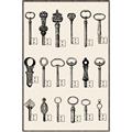 Picture of Vintage Style USB Keys _GroupedProduct_Rectangle_Portrait_Canvas_Framed_