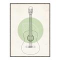Picture of Guitar _GroupedProduct_Rectangle_Portrait_Canvas_Framed_