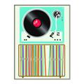 Picture of Vinyl Stack _GroupedProduct_Rectangle_Portrait_Canvas_Framed_