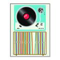 Picture of Vinyl Stack _GroupedProduct_Rectangle_Portrait_Canvas_Framed_