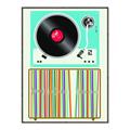 Picture of Vinyl Stack _GroupedProduct_Rectangle_Portrait_Canvas_Framed_