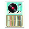 Picture of Vinyl Stack _GroupedProduct_Rectangle_Portrait_Canvas_Framed_