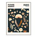 Picture of Flower Market Paris Poster _GroupedProduct_Rectangle_Portrait_Canvas_Framed_