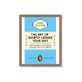 Picture of The Art of Shit Losing Typography Poster _GroupedProduct_Rectangle_Portrait_Framed_Matted_