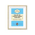 Picture of The Art of Shit Losing Typography Poster _GroupedProduct_Rectangle_Portrait_Framed_Matted_