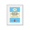 Picture of The Art of Shit Losing Typography Poster _GroupedProduct_Rectangle_Portrait_Framed_Matted_