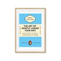 Picture of The Art of Shit Losing Typography Poster _GroupedProduct_Rectangle_Portrait_Framed_Matted_