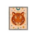 Picture of The third eye tiger _GroupedProduct_Rectangle_Portrait_Framed_Matted_