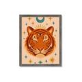 Picture of The third eye tiger _GroupedProduct_Rectangle_Portrait_Framed_Matted_