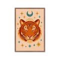 Picture of The third eye tiger _GroupedProduct_Rectangle_Portrait_Framed_Matted_