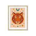 Picture of The third eye tiger _GroupedProduct_Rectangle_Portrait_Framed_Matted_
