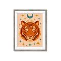 Picture of The third eye tiger _GroupedProduct_Rectangle_Portrait_Framed_Matted_
