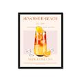 Picture of Sex on the Beach Drink _GroupedProduct_Rectangle_Portrait_Framed_Matted_