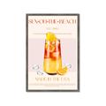 Picture of Sex on the Beach Drink _GroupedProduct_Rectangle_Portrait_Framed_Matted_