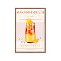 Picture of Sex on the Beach Drink _GroupedProduct_Rectangle_Portrait_Framed_Matted_