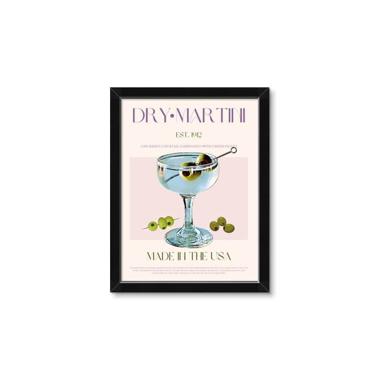 Picture of Classic Martini Charm _GroupedProduct_Rectangle_Portrait_Framed_Matted_