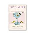 Picture of Classic Martini Charm _GroupedProduct_Rectangle_Portrait_Framed_Matted_