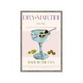 Picture of Classic Martini Charm _GroupedProduct_Rectangle_Portrait_Framed_Matted_