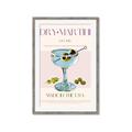 Picture of Classic Martini Charm _GroupedProduct_Rectangle_Portrait_Framed_Matted_