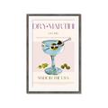 Picture of Classic Martini Charm _GroupedProduct_Rectangle_Portrait_Framed_Matted_