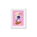 Picture of kanagawa burger _GroupedProduct_Rectangle_Portrait_Framed_Matted_