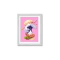 Picture of kanagawa burger _GroupedProduct_Rectangle_Portrait_Framed_Matted_